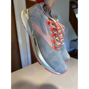 Brooks Ricochet 2 Running Shoes Grey Coral Women's 10